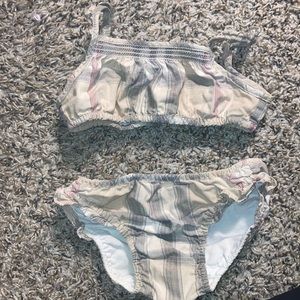 Authentic Burberry swimsuit baby girl 9 mths